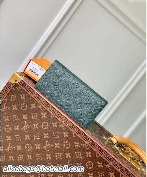 Top Quality Louis Vuitton Brazza Wallet in Monogram Leather M69038 Green 2024