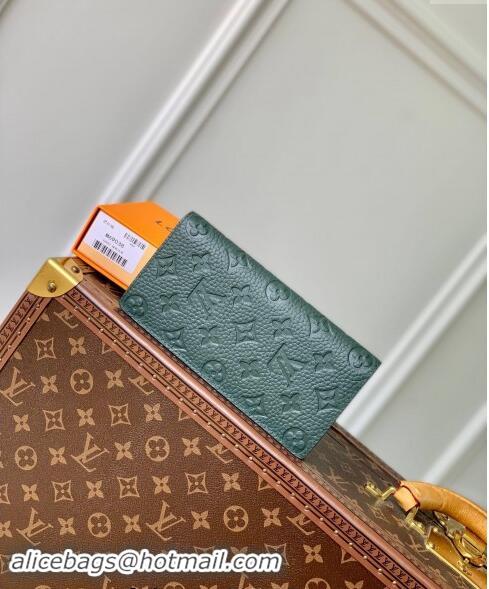 Top Quality Louis Vuitton Brazza Wallet in Monogram Leather M69038 Green 2024