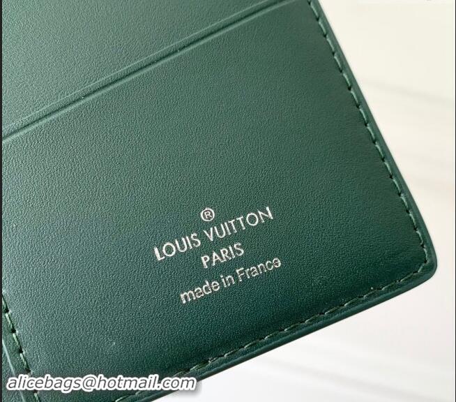 Top Quality Louis Vuitton Brazza Wallet in Monogram Leather M69038 Green 2024