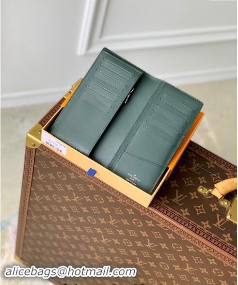 Top Quality Louis Vuitton Brazza Wallet in Monogram Leather M69038 Green 2024