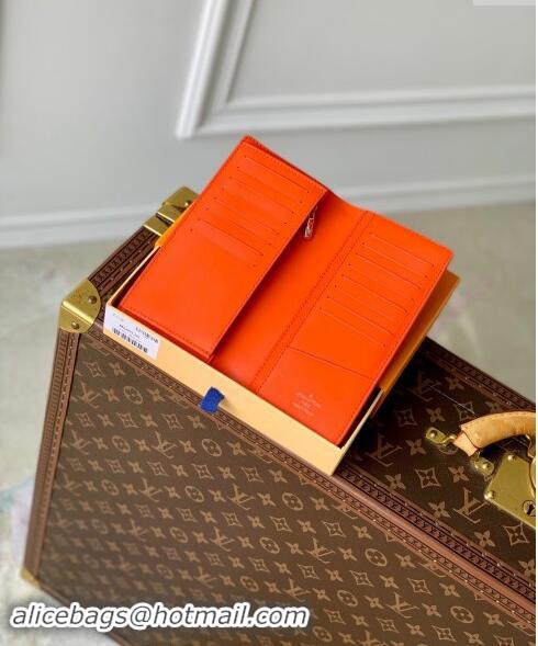 Buy Discount Louis Vuitton Brazza Wallet in Monogram Leather M69038 Orange 2024