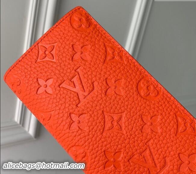 Buy Discount Louis Vuitton Brazza Wallet in Monogram Leather M69038 Orange 2024