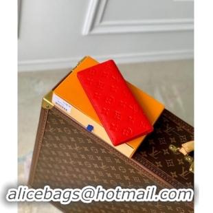 Grade Design Louis Vuitton Brazza Wallet in Monogram Leather M69038 Red 2024