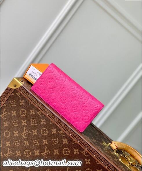 Low Cost Louis Vuitton Brazza Wallet in Monogram Leather M69038 Pink 2024