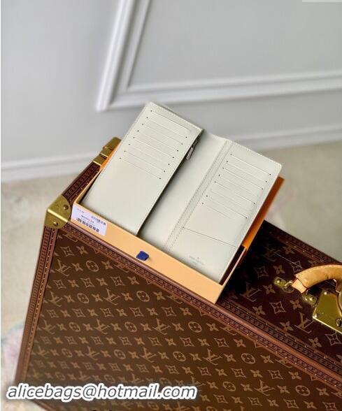 Top Grade Louis Vuitton Brazza Wallet in Monogram Leather M69038 White 2024