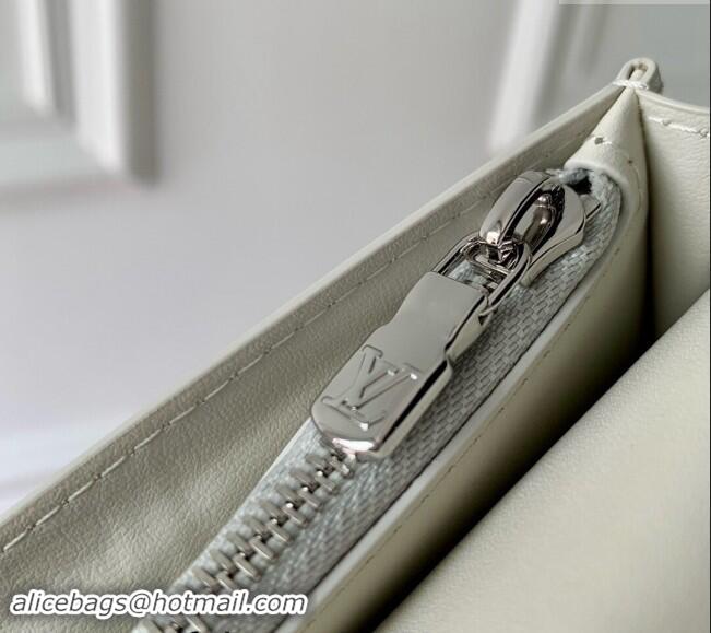 Top Grade Louis Vuitton Brazza Wallet in Monogram Leather M69038 White 2024