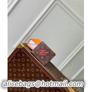 Good Taste Louis Vuitton Multiple Wallet in Monogram Dust Canvas with Red Signature M11716 2024