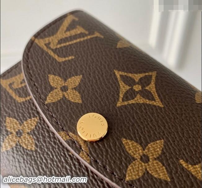 Top Quality Louis Vuitton Rosalie Coin Purse Wallet in Monogram Canvas/Fuchsia Pink M41939 2024