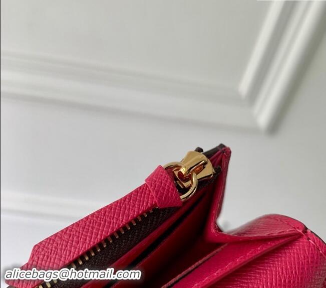 Top Quality Louis Vuitton Rosalie Coin Purse Wallet in Monogram Canvas/Fuchsia Pink M41939 2024