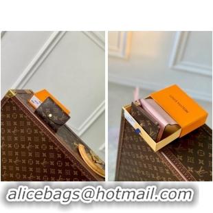 Top Quality Louis Vuitton Rosalie Coin Purse Wallet in Monogram Canvas/Light Pink M62361 2024