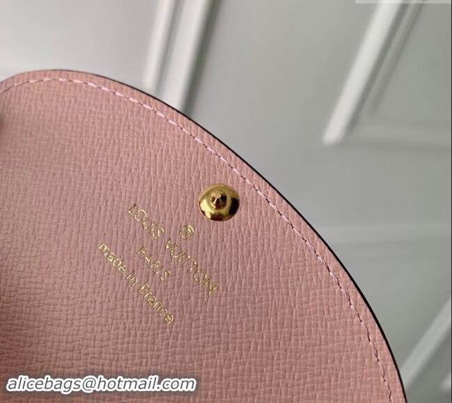 Top Quality Louis Vuitton Rosalie Coin Purse Wallet in Monogram Canvas/Light Pink M62361 2024