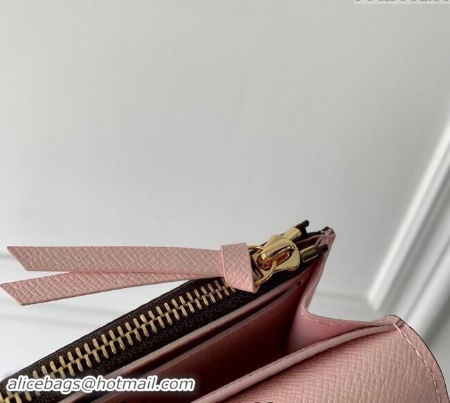 Top Quality Louis Vuitton Rosalie Coin Purse Wallet in Monogram Canvas/Light Pink M62361 2024