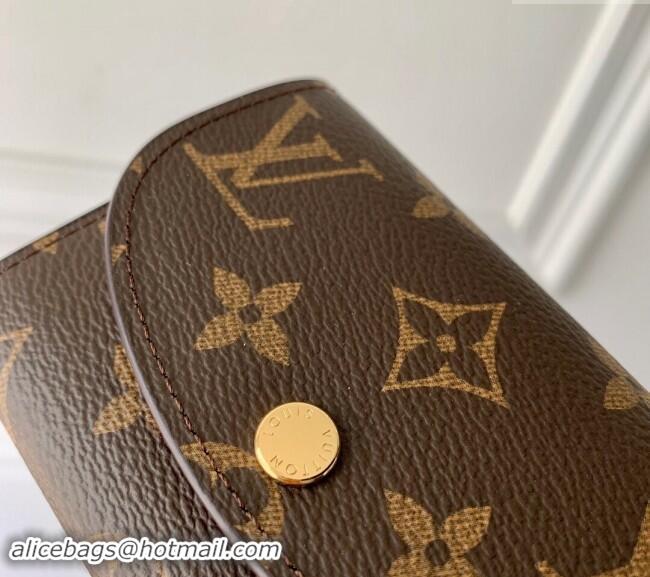 Top Quality Louis Vuitton Rosalie Coin Purse Wallet in Monogram Canvas/Light Pink M62361 2024