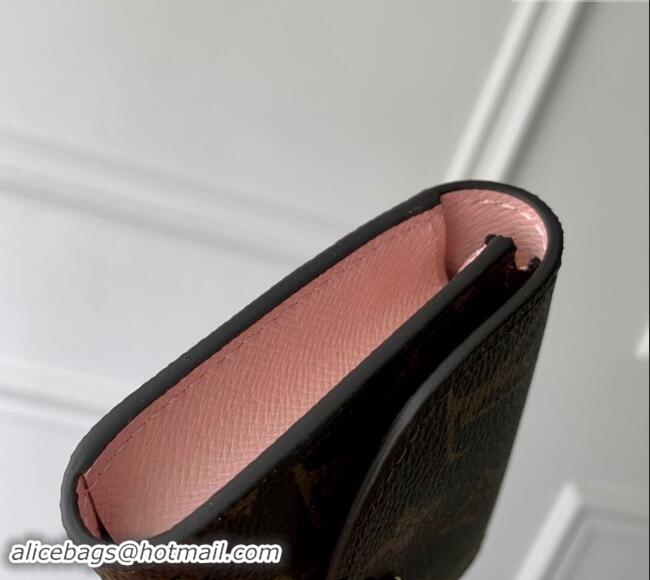 Top Quality Louis Vuitton Rosalie Coin Purse Wallet in Monogram Canvas/Light Pink M62361 2024