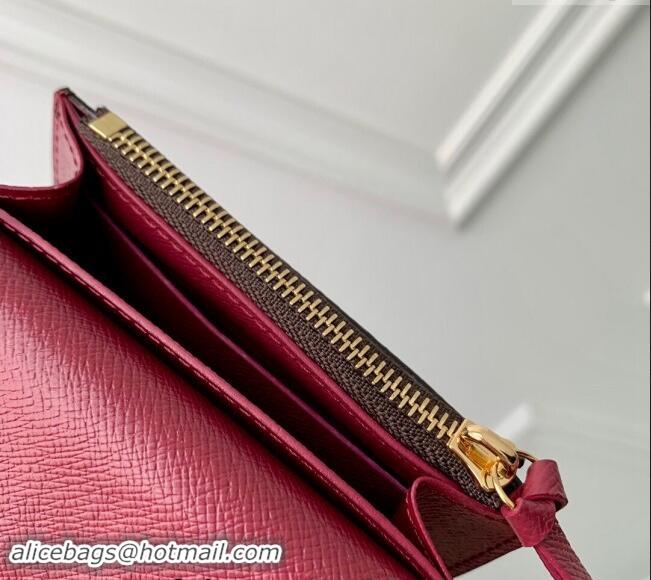 Traditional Specials Louis Vuitton Rosalie Coin Purse Wallet in Monogram Canvas/Burgundy M41939 2024