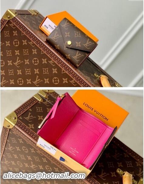 Reasonable Price Louis Vuitton Monogram Canvas Victorine Wallet M41938 Fuchsia Pink 2024