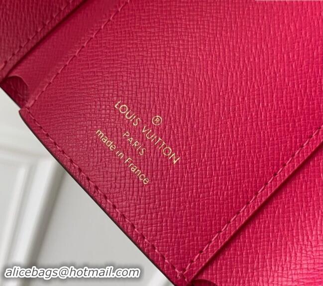 Reasonable Price Louis Vuitton Monogram Canvas Victorine Wallet M41938 Fuchsia Pink 2024