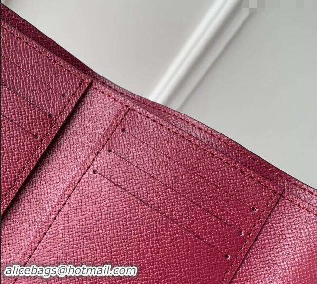 Best Price Louis Vuitton Monogram Canvas Victorine Wallet M41938 Burgundy 2024