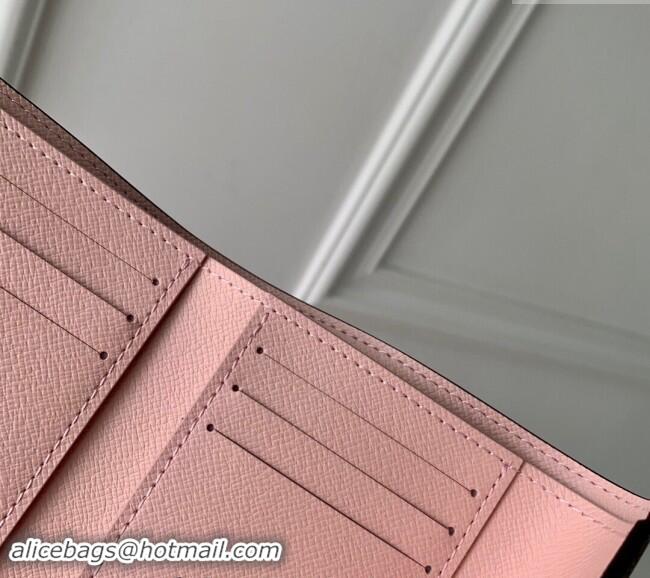 New Fashion Louis Vuitton Monogram Canvas Victorine Wallet M41938 Light Pink 2024