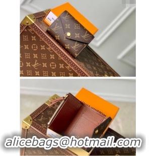 Most Popular Louis Vuitton Monogram Canvas Victorine Wallet M41938 Brown 2024