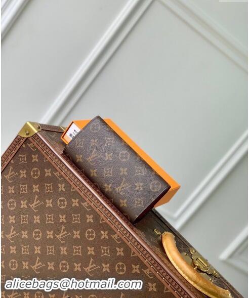 Grade Quality Louis Vuitton Monogram Canvas Emilie Wallet M60697 Fuchsia M60697 2024