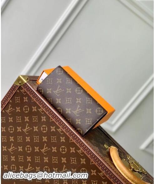 Discount Louis Vuitton Monogram Canvas Emilie Wallet M60697 Brown 2024