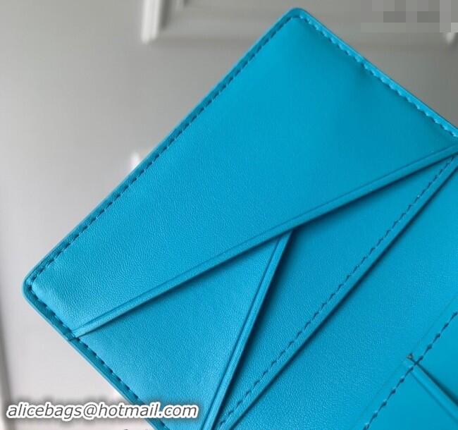 Buy Cheap Louis Vuitton Pocket Organizer Wallet in Monogram Leather Turquoise Blue M11502 2024