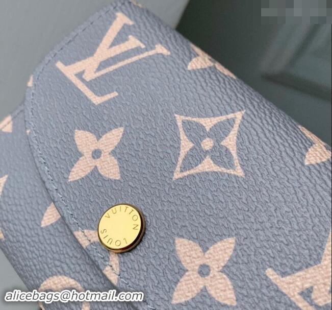 Famous Brand Louis Vuitton Rosalie Coin Purse Wallet in Trianon Grey Canvas M41939 2024