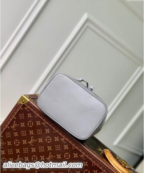 Reasonable Price Louis Vuitton Neonoe BB Bucket bag in Trianon Grey Calfskin M12749 2024