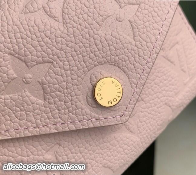 Top Grade Louis Vuitton Victorine Wallet in Monogram Empreinte Leather M83271 Pink 2024