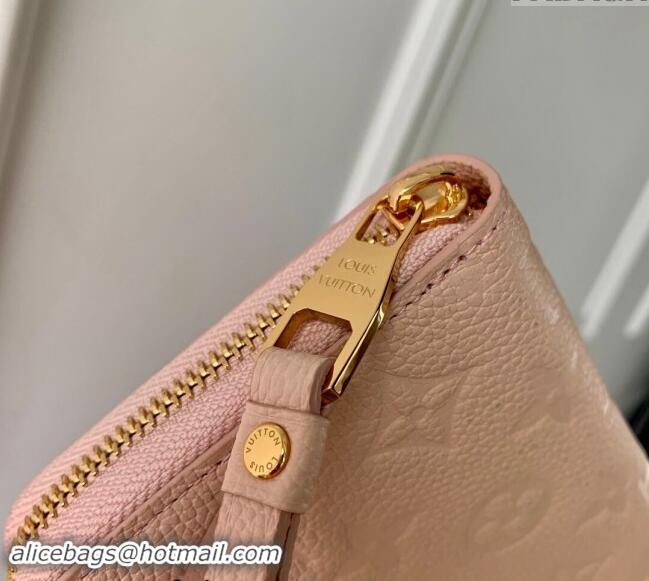 Top Grade Louis Vuitton Zippy Wallet in Monogram Empreinte Leather M83225 Pink 2024