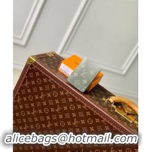 Top Quality Louis Vuitton Pocket Organizer Wallet in Khaki Green Monogram Gradient Canvas M11549 2024