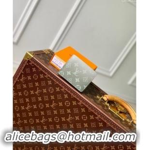 Pretty Style Louis Vuitton Multiple Wallet in Khaki Green Monogram Gradient Canvas M11547 2024