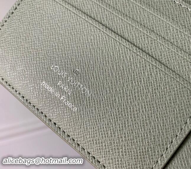 Pretty Style Louis Vuitton Multiple Wallet in Khaki Green Monogram Gradient Canvas M11547 2024