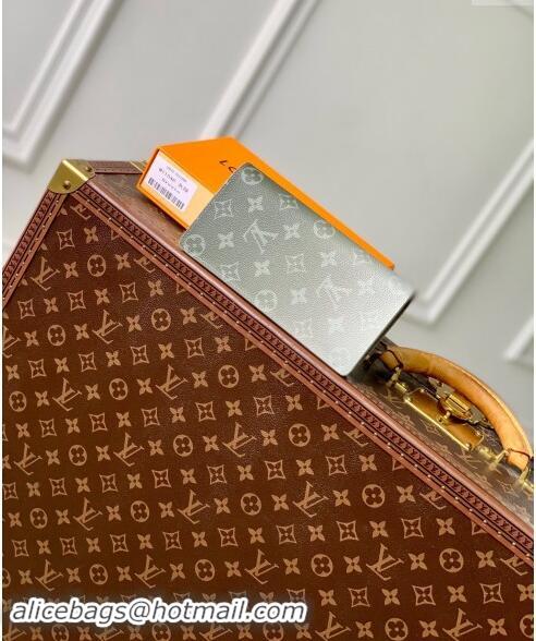 Popular Style Louis Vuitton Brazza Wallet in Khaki Green Monogram Gradient Canvas M11546 2024