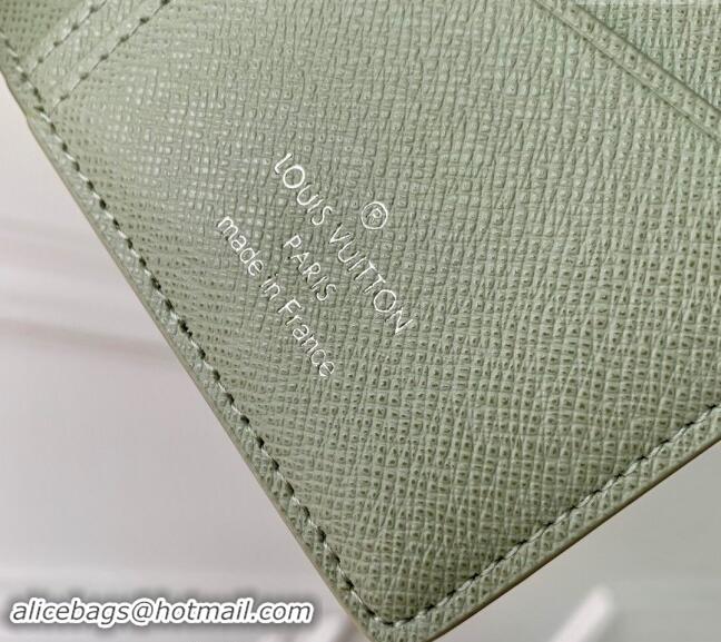 Popular Style Louis Vuitton Brazza Wallet in Khaki Green Monogram Gradient Canvas M11546 2024