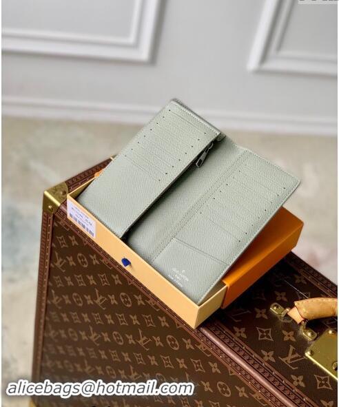 Popular Style Louis Vuitton Brazza Wallet in Khaki Green Monogram Gradient Canvas M11546 2024