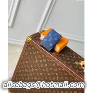 Well Crafted Louis Vuitton Pocket Organizer Wallet in Navy Blue Monogram Gradient Canvas M11548 2024