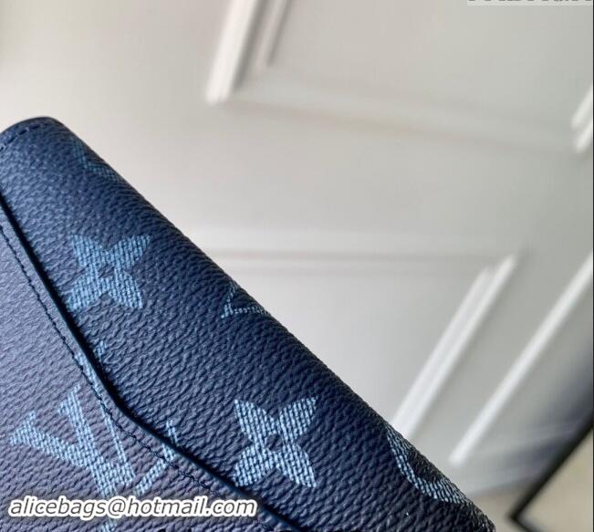 Well Crafted Louis Vuitton Pocket Organizer Wallet in Navy Blue Monogram Gradient Canvas M11548 2024