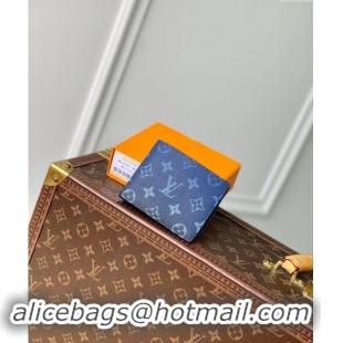 Most Popular Louis Vuitton Multiple Wallet in Navy Blue Monogram Gradient Canvas M11547 2024