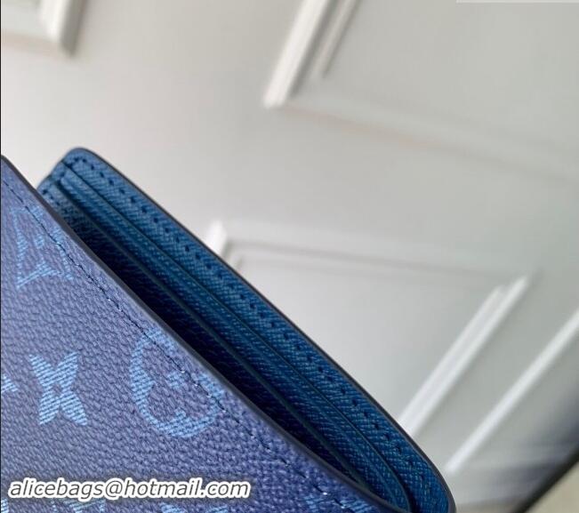 Most Popular Louis Vuitton Multiple Wallet in Navy Blue Monogram Gradient Canvas M11547 2024