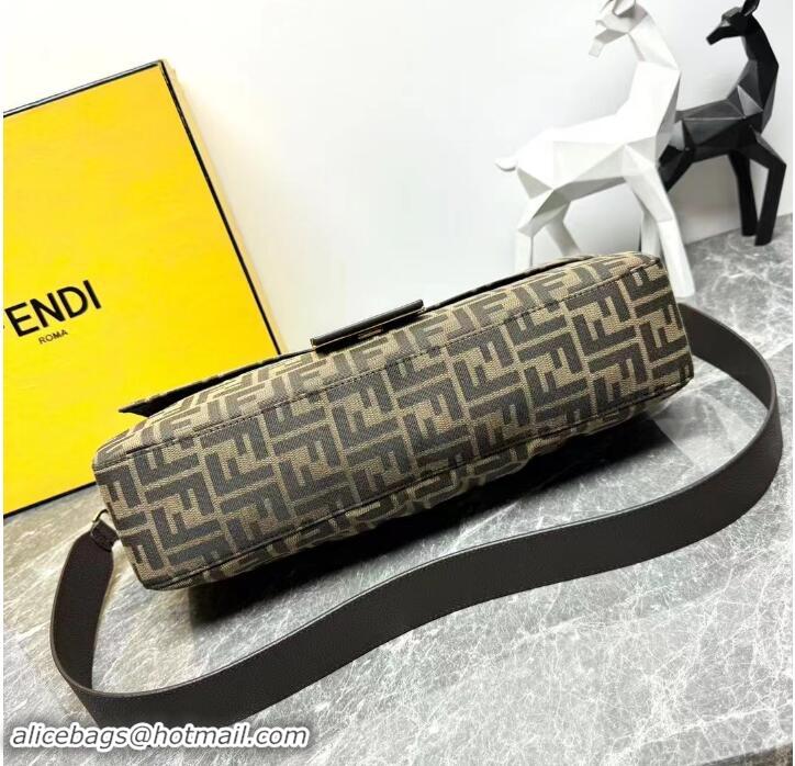 Buy Best Price Fendi Maxi Baguette Bag in FF Fabric FD7613 2024