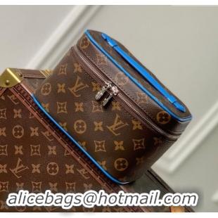 Best Price Louis Vuitton Nice Mini Beauty Case Bag in Monogram Canvas M44495 Blue 2024