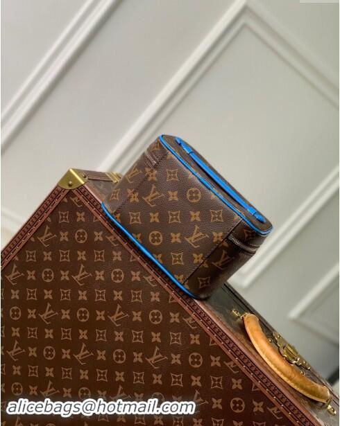 Best Price Louis Vuitton Nice Mini Beauty Case Bag in Monogram Canvas M44495 Blue 2024