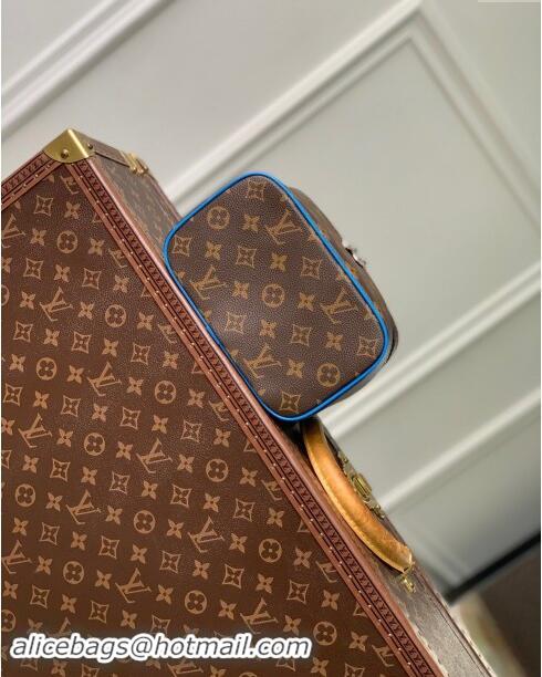 Best Price Louis Vuitton Nice Mini Beauty Case Bag in Monogram Canvas M44495 Blue 2024