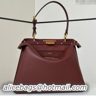 Well Crafted Fendi Peekaboo Soft Medium Bag in Cappuccino-coloured Leather Bag 80172 Red 2024 Top