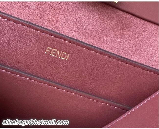 Well Crafted Fendi Peekaboo Soft Medium Bag in Cappuccino-coloured Leather Bag 80172 Red 2024 Top