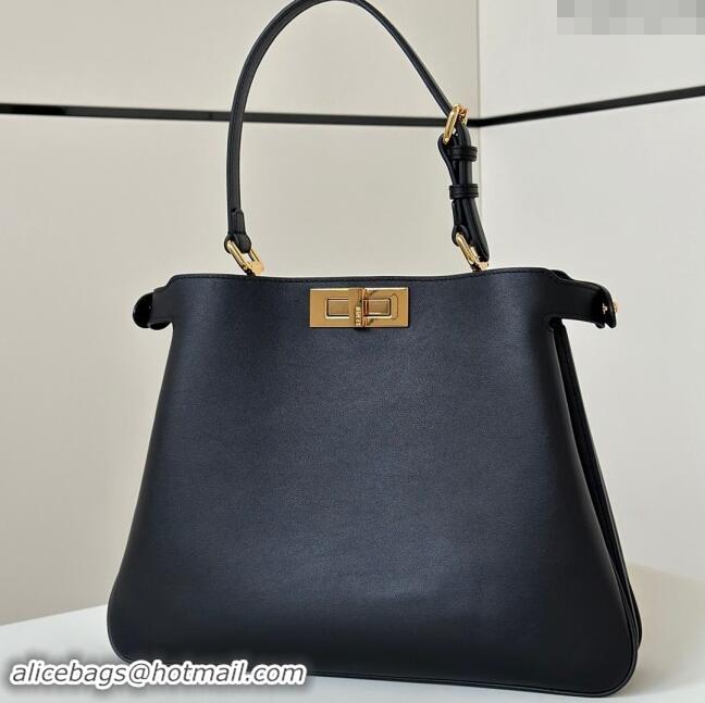 New Design Fendi Peekaboo Soft Medium Bag in Cappuccino-coloured Leather Bag 80172 Black 2024 Top