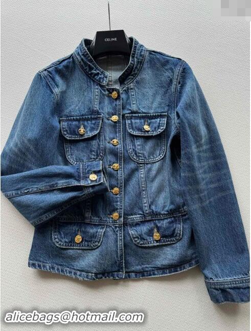 ​Super Quality Celine Denim Jacket CH101714 Blue 2024