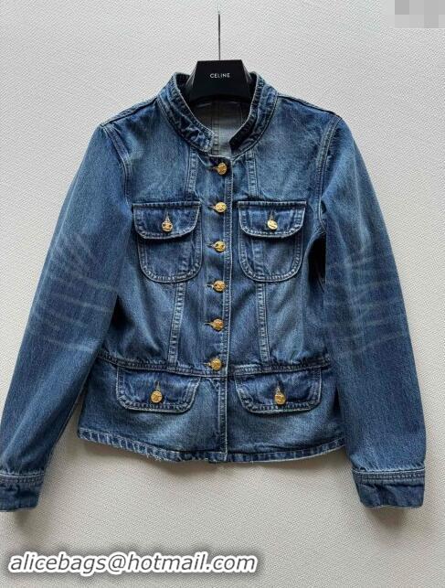 ​Super Quality Celine Denim Jacket CH101714 Blue 2024